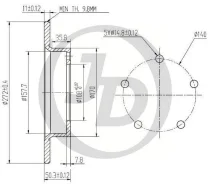 ���� ��������� �������� df1725 (272x11) 5 ��� JD [JBD0003] JBD0003 ����