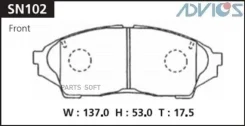 �������� ��������� ������� Advics �������� Advics SN102 SN102 ����