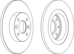 �������� ������ ��������� ����� Renault Logan 04-/Sandero 08- Ferodo DDF1502 DDF1502 ����