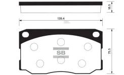 ������� �������� ����� Hyndai HD65 Sangsin Brake SP1080 SP1080 ����
