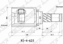 ���� ���������� Nissan CUBE Z11 SAT NI625 NI625 ����