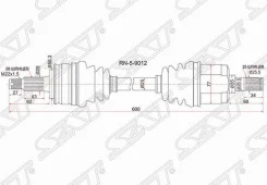 ������ � ����� FR LH Renault Fluence 10- 1.6 ���� SAT RN59012, �����/������ �������� RN59012 ����