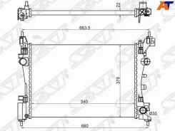 �������� Opel Corsa 06-14 / Fiat Grande Punto 06-11 SAT SGOP0008 SGOP0008 ����