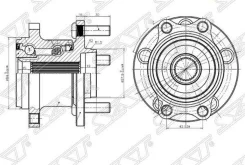 ��������� ���� ����. Subaru Legacy/Outback BL/BP/B13 03-09 SAT ST28473AG000 ST28473AG000 ����