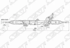 ����� ������� Toyota Land Cruiser (J200) 07-21 / Lexus LX 07-23 SAT ST4420060170 ST4420060170 ����