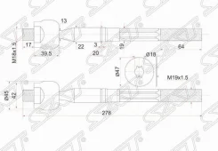 ���� ������� Toyota DYNA, Toyoace 99-04 SAT ST4550339195 ST4550339195 ����