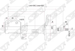 ������ �������� Toyota Allion/Premio 07- LH SAT ST4852080138, ����� ST4852080138 ����