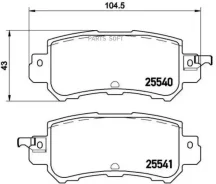 ������� ���������, ������ Brembo P49047 P49047 ����