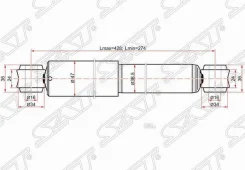 ����������� ������ Toyota DYNA 150/Toyoace G15 95-01 LH=RH SAT ST4853180554, �����/������ ST4853180554 ����