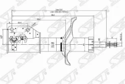 ������ �������� Mazda 323 98-03 / Familia 98-04 (������) SAT STB25D34700, ������ STB25D34700 ����