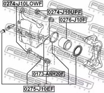 ������� ������������ �������� Hyundai Accent/Verna 06/01-10/03 Kia Rio 05/04-11/09 Febest 0173ANH20F 0173ANH20F ����