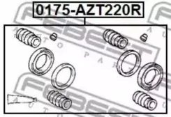 ����������� ���� �������� Toyota Corolla AE11#/CE11#/EE111 1995-2000 0175-AZT220R Febest 0175AZT220R 0175AZT220R ����
