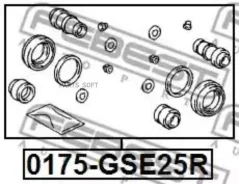 ����������� ���� �������� Toyota Crown GRS20#/GWS204 2008-2012 0175-GSE25R Febest 0175GSE25R 0175GSE25R ����