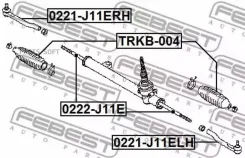���� ������� Nissan J11E Febest 0222J11E 0222J11E ����
