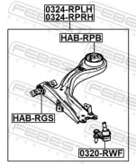 ����� ������ | ����� ��� | Febest 0324RPLH 0324RPLH ����