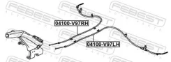 ���� ������� ������� ������ 04100-V97RH Febest 04100V97RH 04100V97RH ����