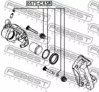 ����������� ������ �������� Mazda CX-5 KE 2011- 0575-CX5F Febest 0575CX5F 0575CX5F ����