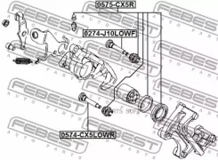 ����������� ���� �������� Mazda CX-5 KE 2011- 0575-CX5R Febest 0575CX5R 0575CX5R ����