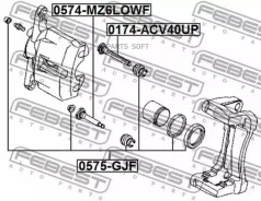 ����������� ������ �������� Mazda 6 GJ 2012- 0575-GJF Febest 0575GJF 0575GJF ����