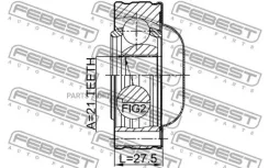 ���� ���������� ���� 21x74 Febest 0711JB420SHA 0711JB420SHA ����