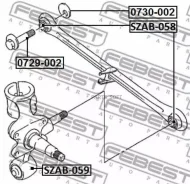 ���������� Suzuki RA21S RB21S RC51S RD51S RH420/423 Aerio GD21/31S GB21/31S Cultus RH413/416/418 Liana SW413 SF413/416/310 Swift Febest 0730002 073000...