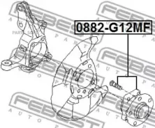 ��������� ������� �������� Subaru GR# GV# BS9 BN9 B9 Tribeca SK# VM4 Febest 0882G12MF 0882G12MF ����