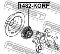 ��������� ������� �������� Ssang Yong New Actyon Korando C 10/08- Febest 1482KORF 1482KORF ����