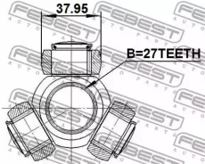 ������� 27x37.95 | ����/��� | Febest 1616221 1616221 ����