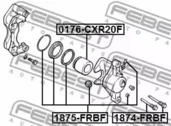 ����������� ������ �������� OPEL Frontera B 1998-2004 1875-FRBF Febest 1875FRBF 1875FRBF ����