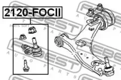 ������� ����� Ford Focus II CB4 04/11-12/09 C-Max I 07/02-10/09 Febest 2120Focii 2120FOCII ����