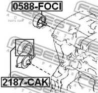 ����� �������� ���������� ����� Mazda YF EP# Ford Focus 1.8L 2.0L 98/08-05/05 Maverick 2.0L YF -04/02 Febest 2187CAK 2187CAK ����