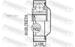 ���� ���������� ���� Toyota ACM26 AZR65 ZRR75 VW Touareg I 7L# 02/10-10/05 Audi Q7 4L# 06/03-15/08 Febest 2311Touarfsha 2311TOUARFSHA ����