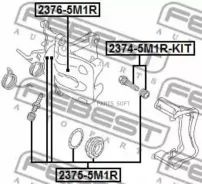 ����������� �������� ���������� ������� �������� ��� AUDI A3/A3 Sportback (8P) 2003-2013 2375-5M1R Febest 23755M1R 23755M1R ����