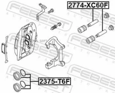 ����������� �������� ���������� ��������� 2375-T6F Febest 2375T6F 2375T6F ����
