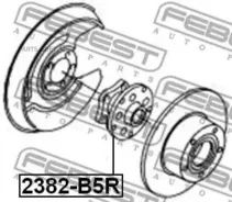��������� ������� ������ VW Passat 96/10-05/05 Audi A6 97/04-05/04 Skoda Superb 01/12-08/03 Febest 2382B5R 2382B5R ����