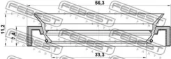 ������� ������� (35X56X7.4X11.2) 95HAY-35560711C Febest 95HAY35560711C 95HAY35560711C ����