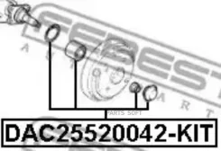 ��������� ������� ������ Suzuki MA34/63S HT51S HR51/81/82S RM413/415 Ignis Febest DAC25520042KIT DAC25520042KIT ����