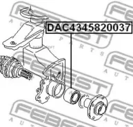 ��������� ������� �������� VW Passat 96/10-05/05 Audi A4 95/01-01/09 A6 94/07-97/09 Skoda Superb 01/12-08/03 Febest DAC4345820037 DAC4345820037 ����