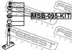 ������� ���� ������������� MMC K94/96W K74/75T Febest MSB095KIT MSB095KIT ����
