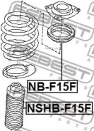 ��������� ����� ������ Nissan F15 B17 ZE0 Febest NBF15F NBF15F ����