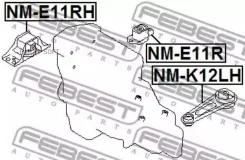 ������� ��������� Nissan K12E E11E HR16DE Febest NME11RH NME11RH ����