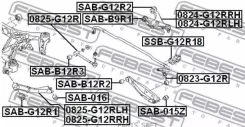 ������ ������������� ������ Subaru Impreza G12 2007-2011 SSB-G12R18 Febest SSBG12R18 SSBG12R18 ����