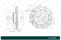 ���� ��������� �������� Subaru SF5/9 SG5/9 SH# SJ# BE# BH# BL# BP# XV# G-Brake GFR02828R GFR02828R ����