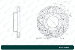 ���� ��������� �������� Toyota UZJ100 HDJ100 LX470 G-Brake GFR20289L GFR20289L ����