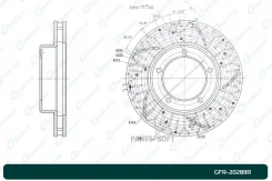 ���� ��������� �������� Toyota UZJ100 HDJ100 LX470 G-Brake GFR20289R GFR20289R ����