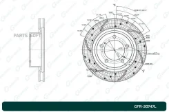 ���� ��������� �������� Toyota URJ201/202 GRJ200 VDJ200/201 LX570 15/08- GSK5# UCK5#/6# USK5#/6# UPK5#/6# G-Brake GFR20747L GFR20747L ����