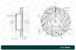 ���� ��������� �������� Toyota UZJ200 VDJ200 URJ201 LX570 G-Brake GFR21046R GFR21046R ����