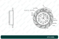 ���� ��������� ������ Toyota GRJ150 KDJ15# GX460 G-Brake GFR21263L GFR21263L ����