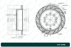 ���� ��������� ������ Toyota UZJ200 VDJ200 URJ201 LX570 G-Brake GFR21148L GFR21148L ����