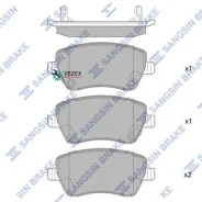 ������� ��������� Nissan/Renault Micra/CLIO 03- ������. Sangsin Brake SP1564SD SP1564SD ����
